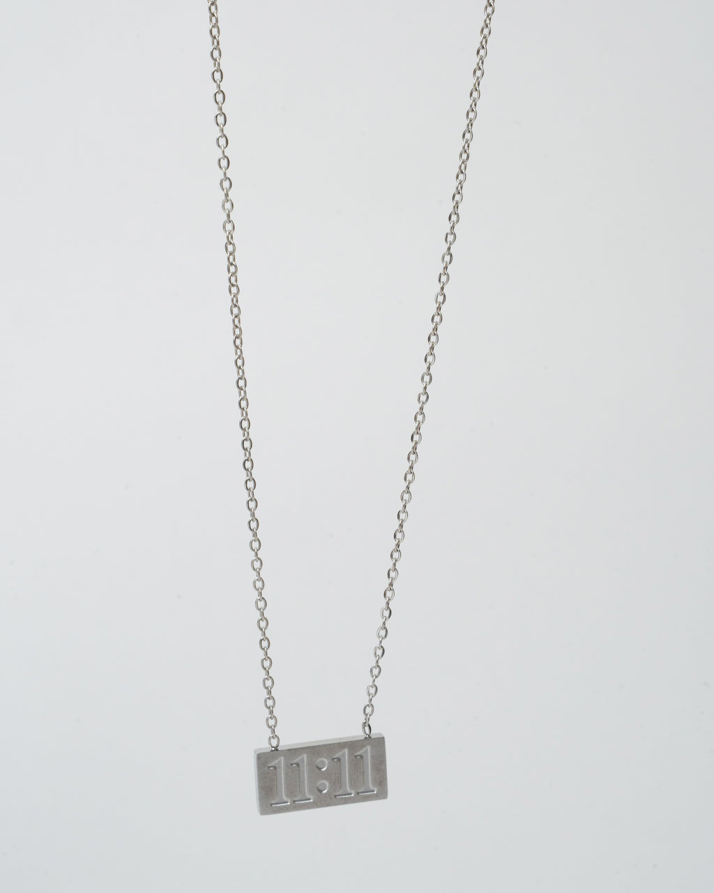 Timeless 11:11 Silver Pendant Necklace
