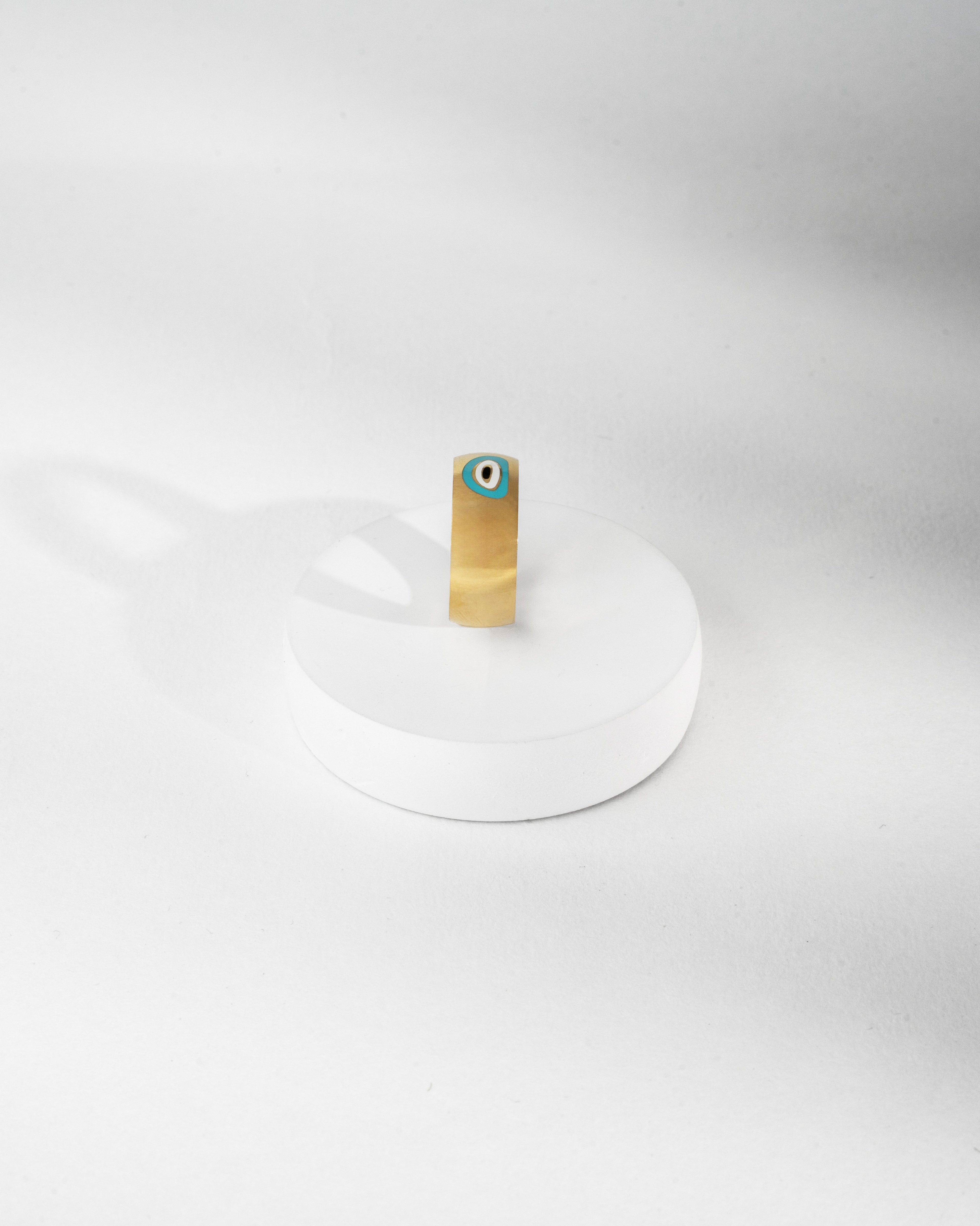 Evil Eye Enamel Gaurd Ring