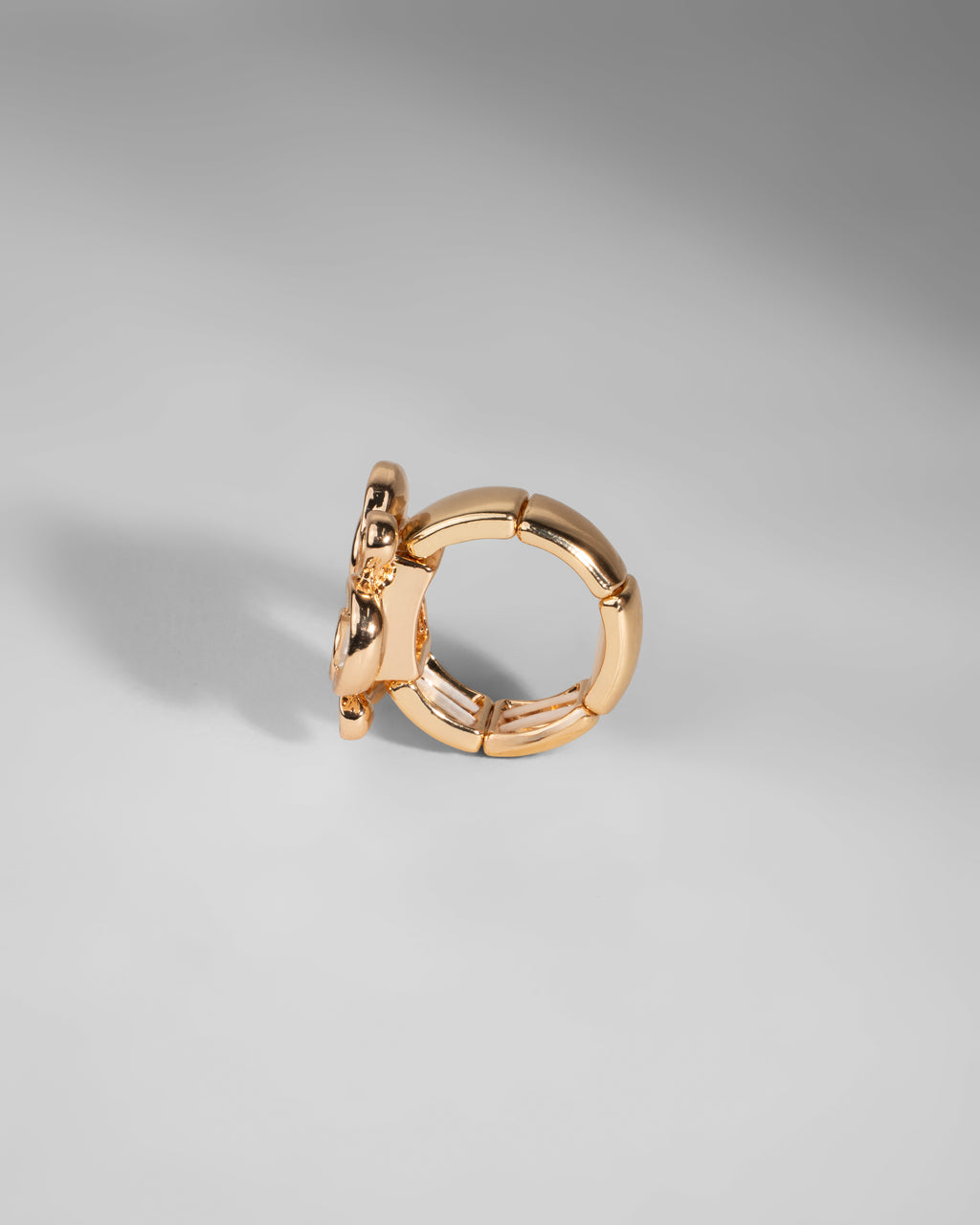 Elegant Multicolored Gemstone Bubble Ring