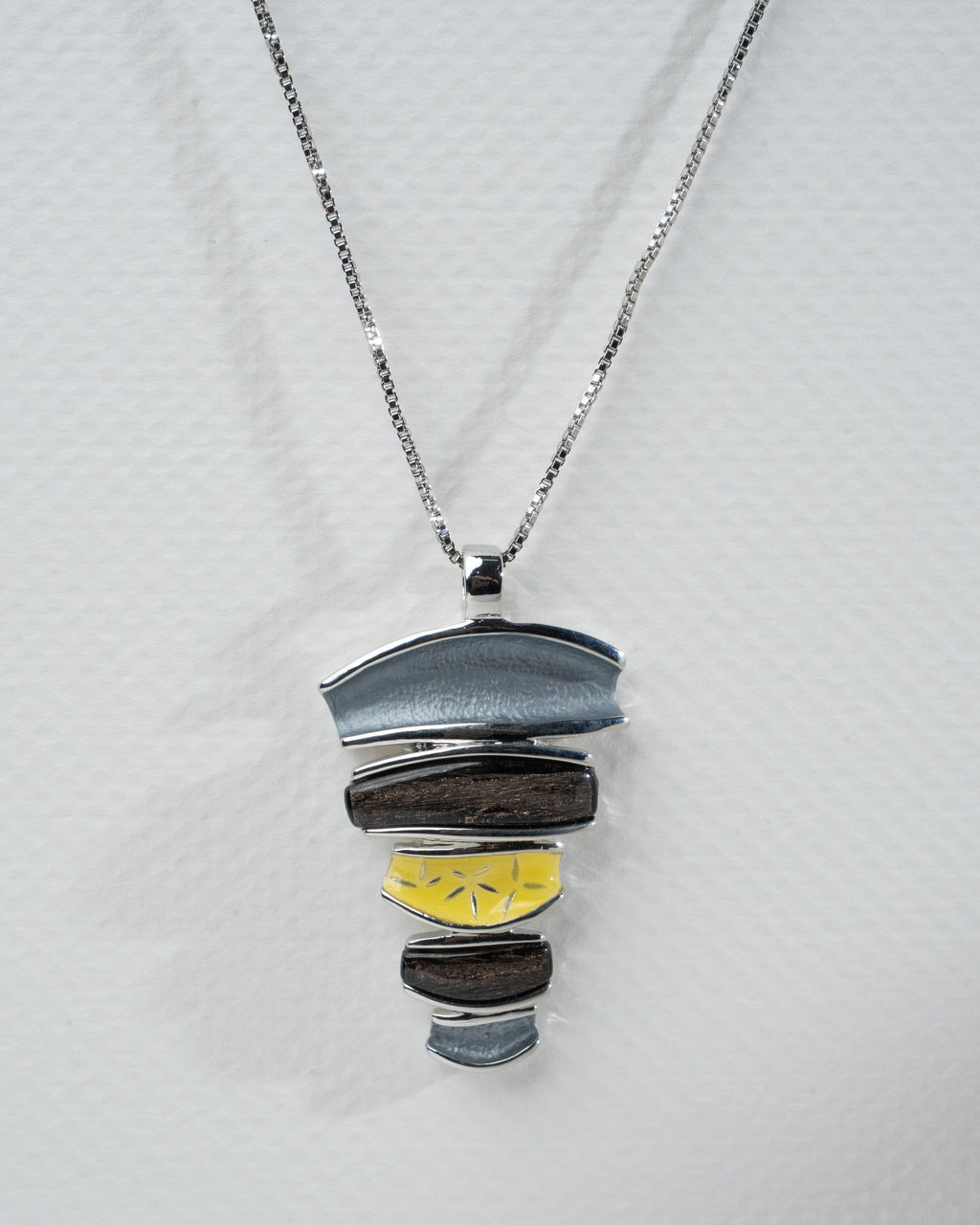 Modern Geometric Necklace and Earring Set