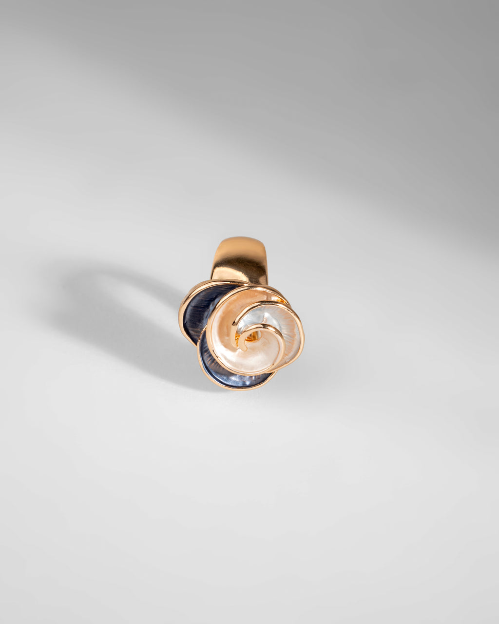 Dome-Striped Glam Ring