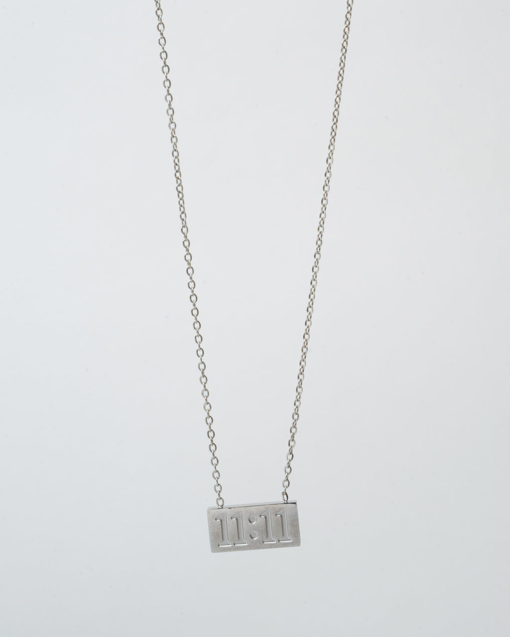 Timeless 11:11 Silver Pendant Necklace