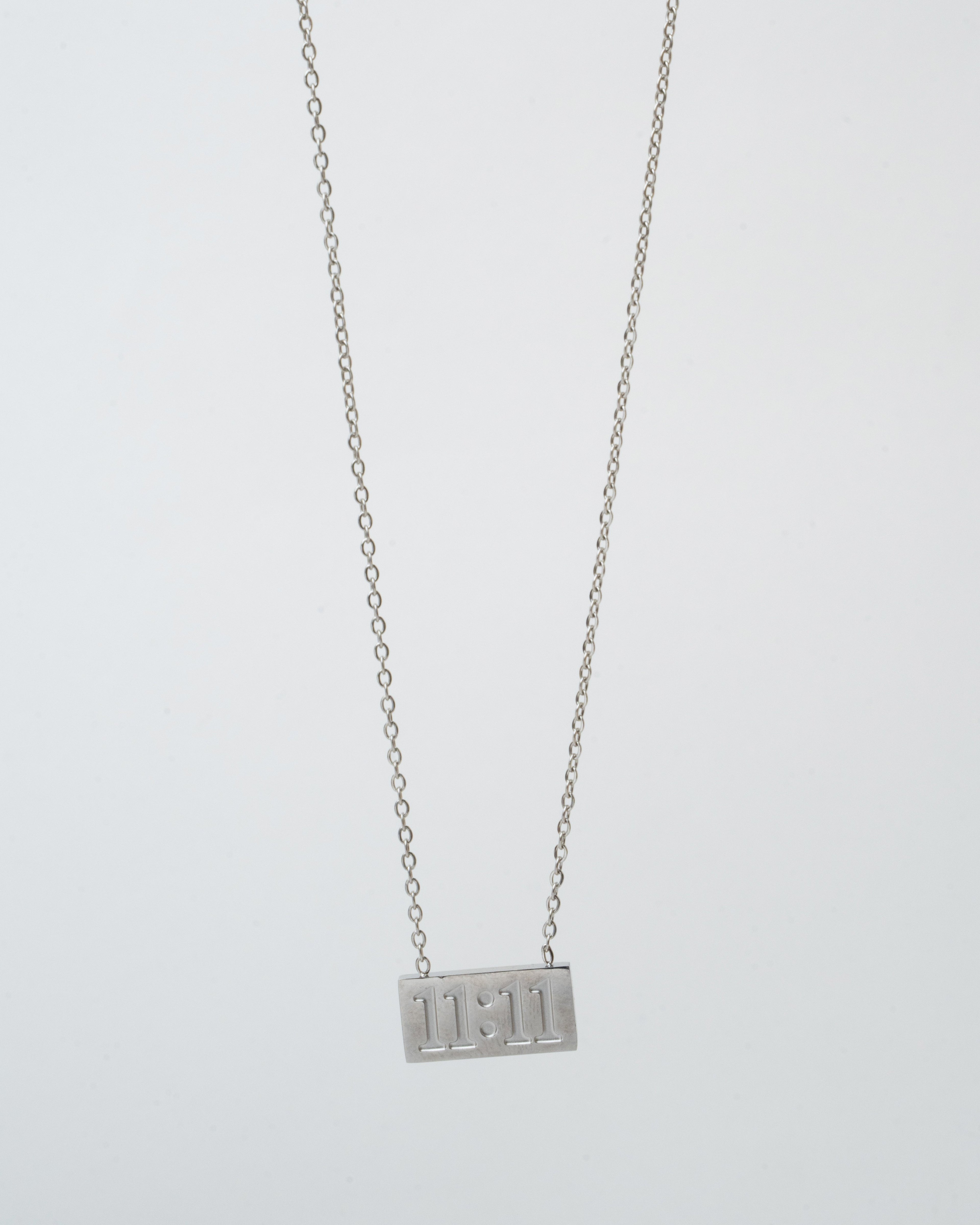 Timeless 11:11 Silver Pendant Necklace