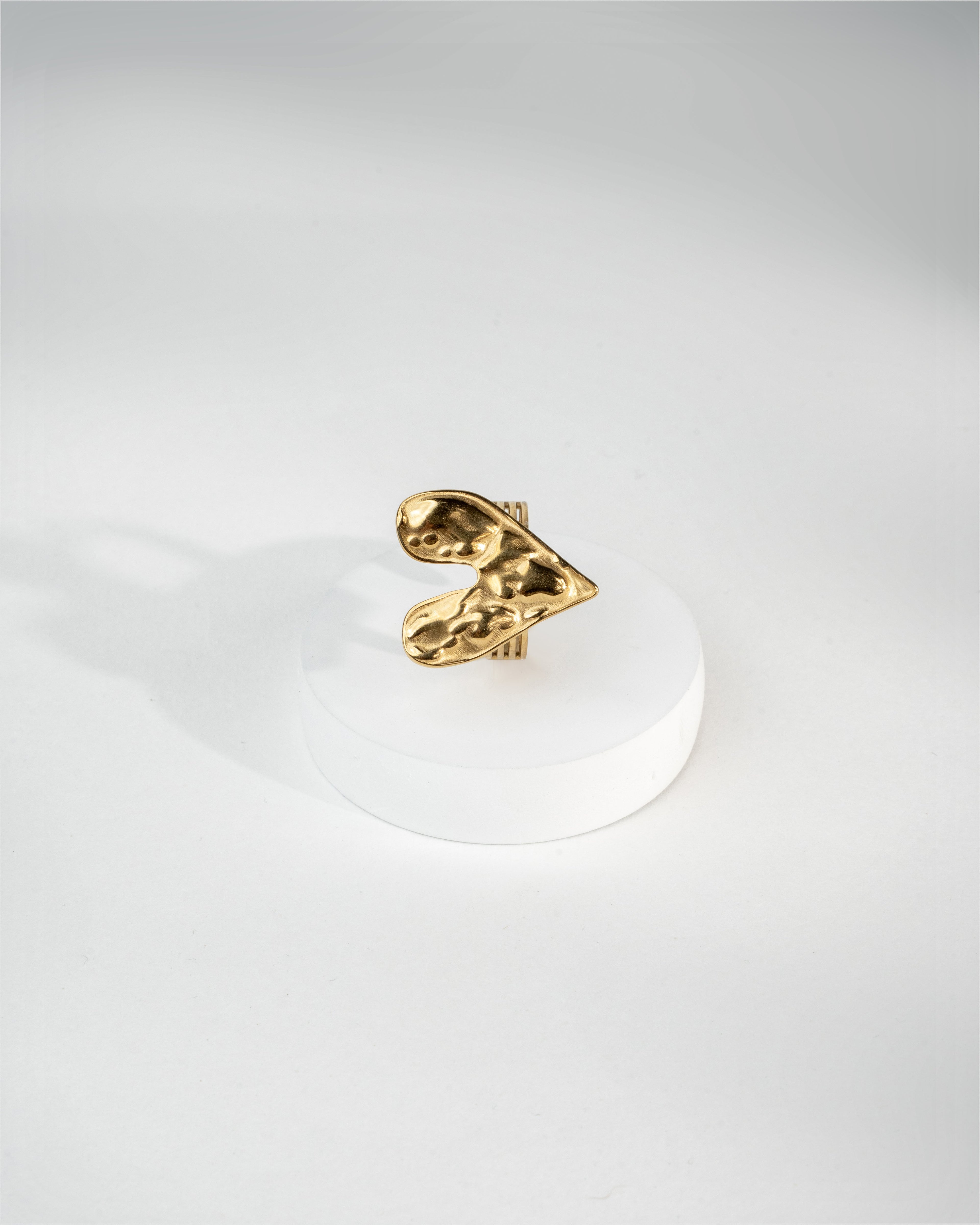Modern Abstract Gold Ring