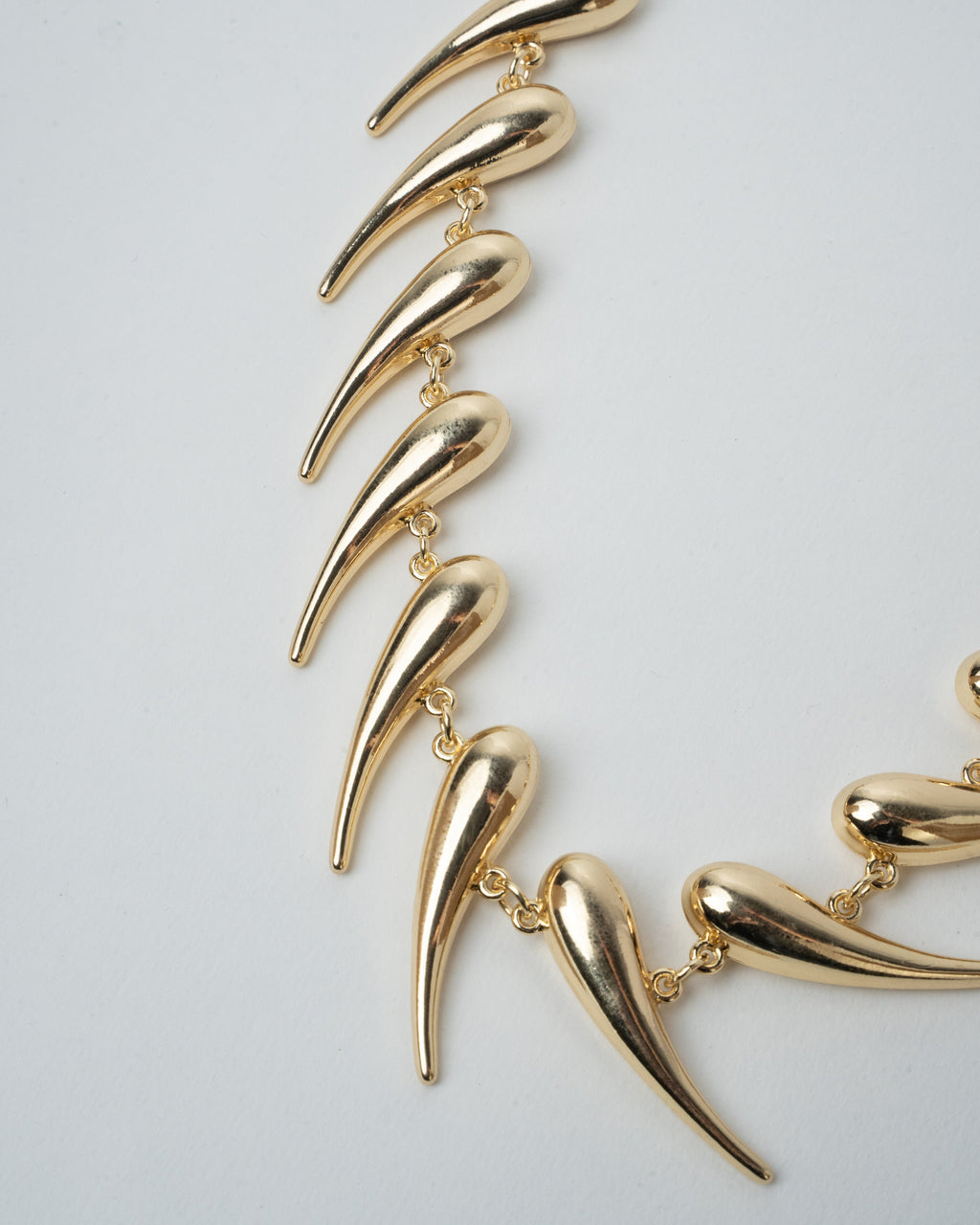 Elegant Gold Drop Charm Necklace