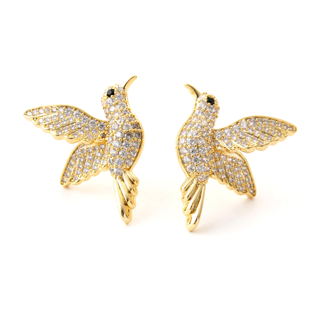 Golden Bird Earrings