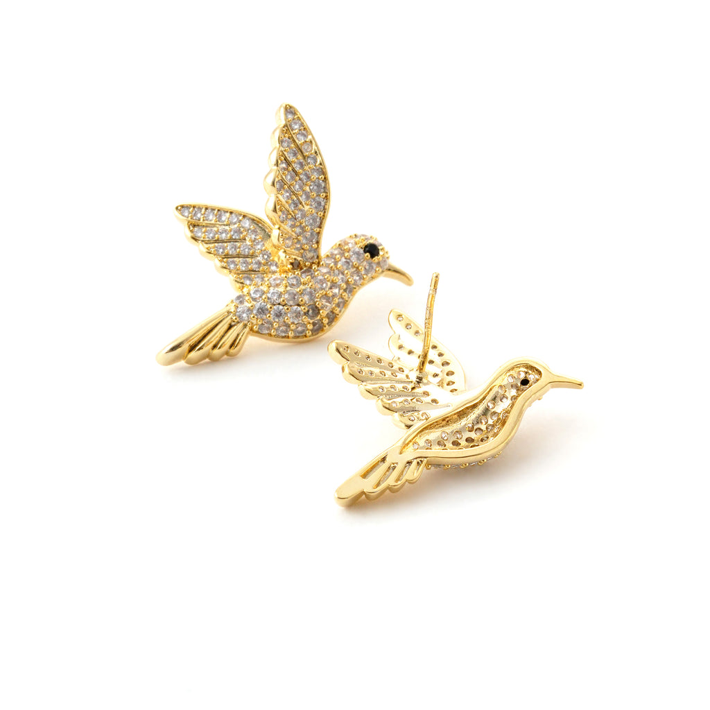 Golden Bird Earrings