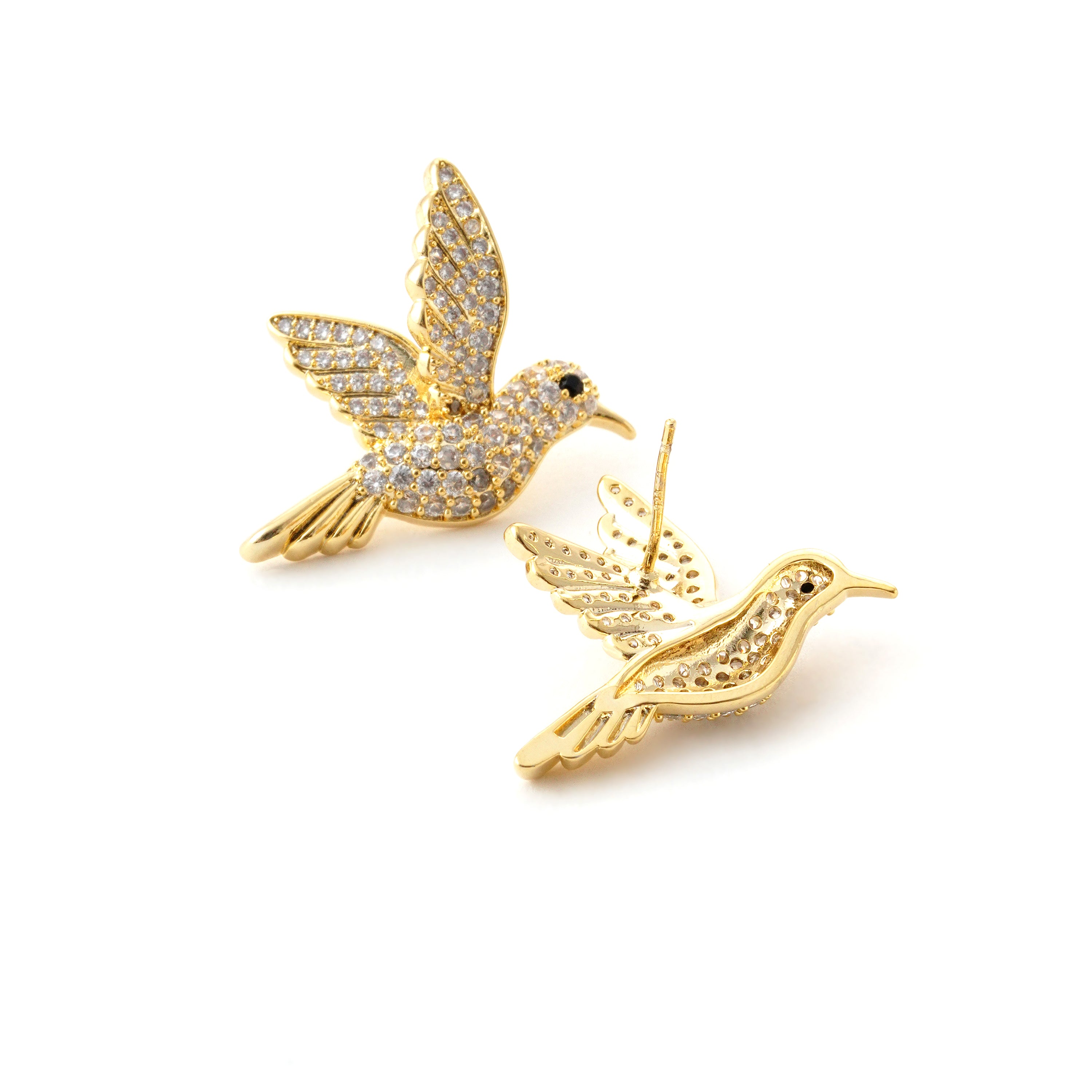 Golden Bird Earrings