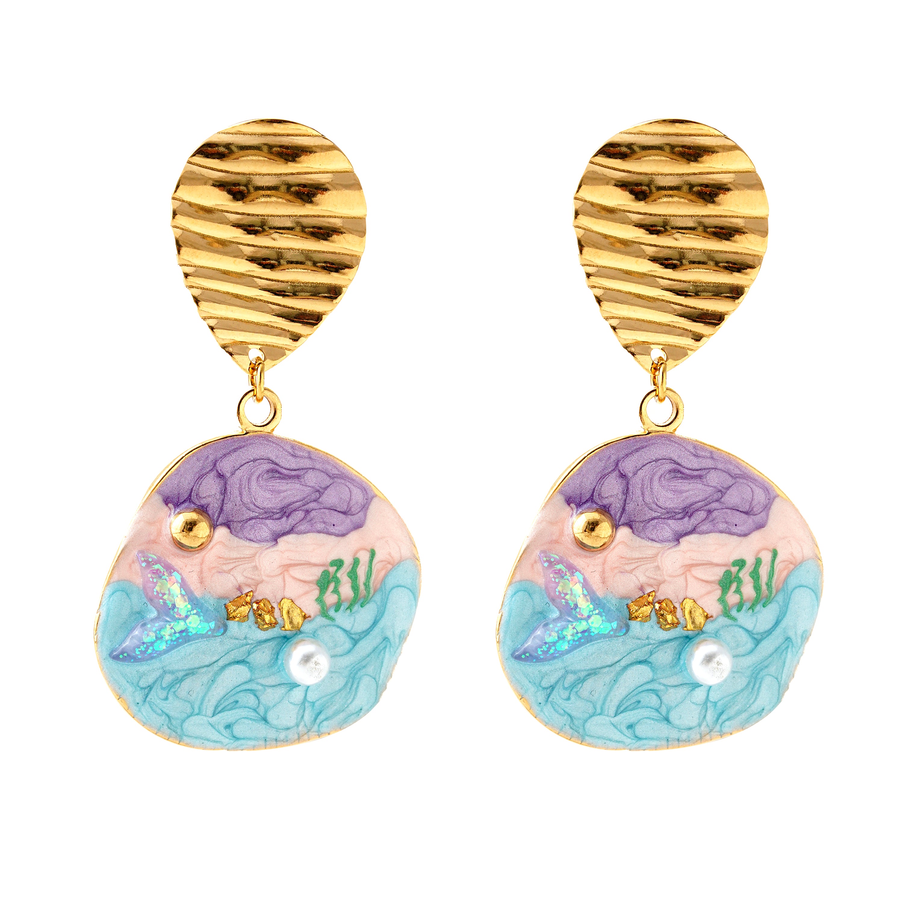 Ocean Muse Art Earrings