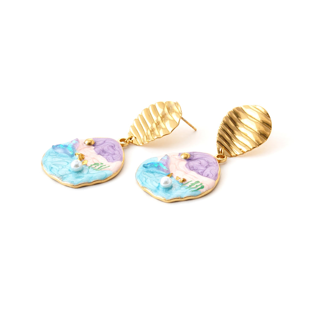 Ocean Muse Art Earrings