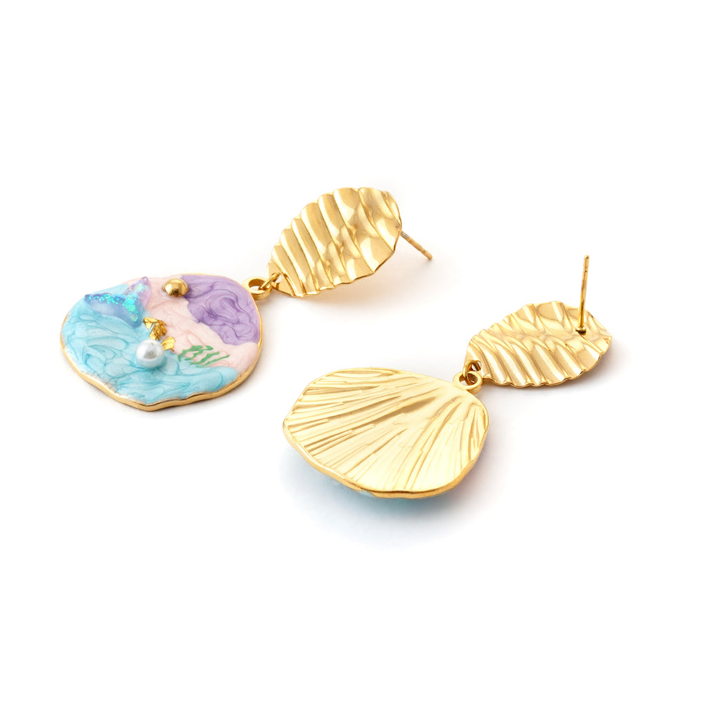 Ocean Muse Art Earrings