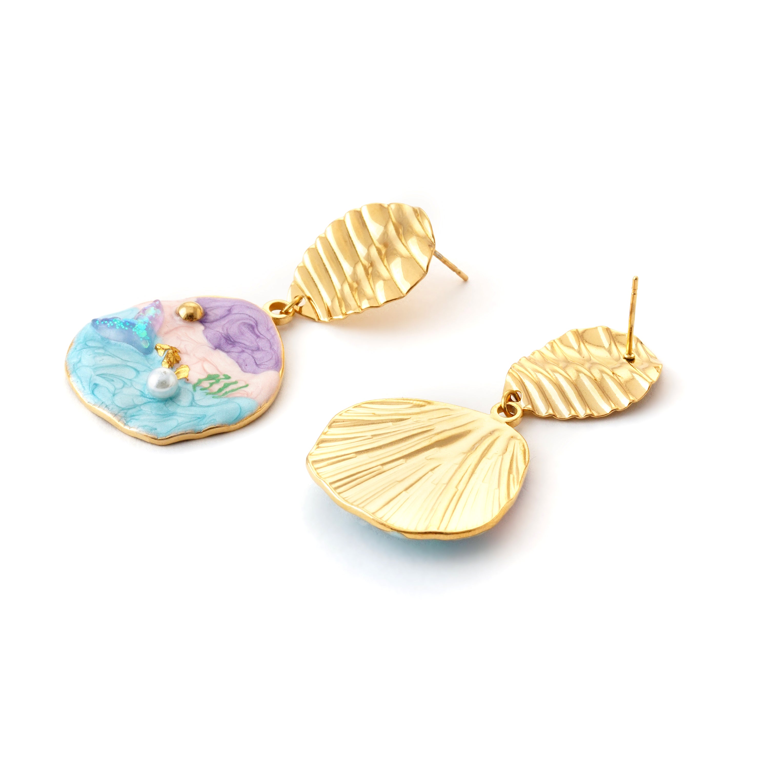 Ocean Muse Art Earrings