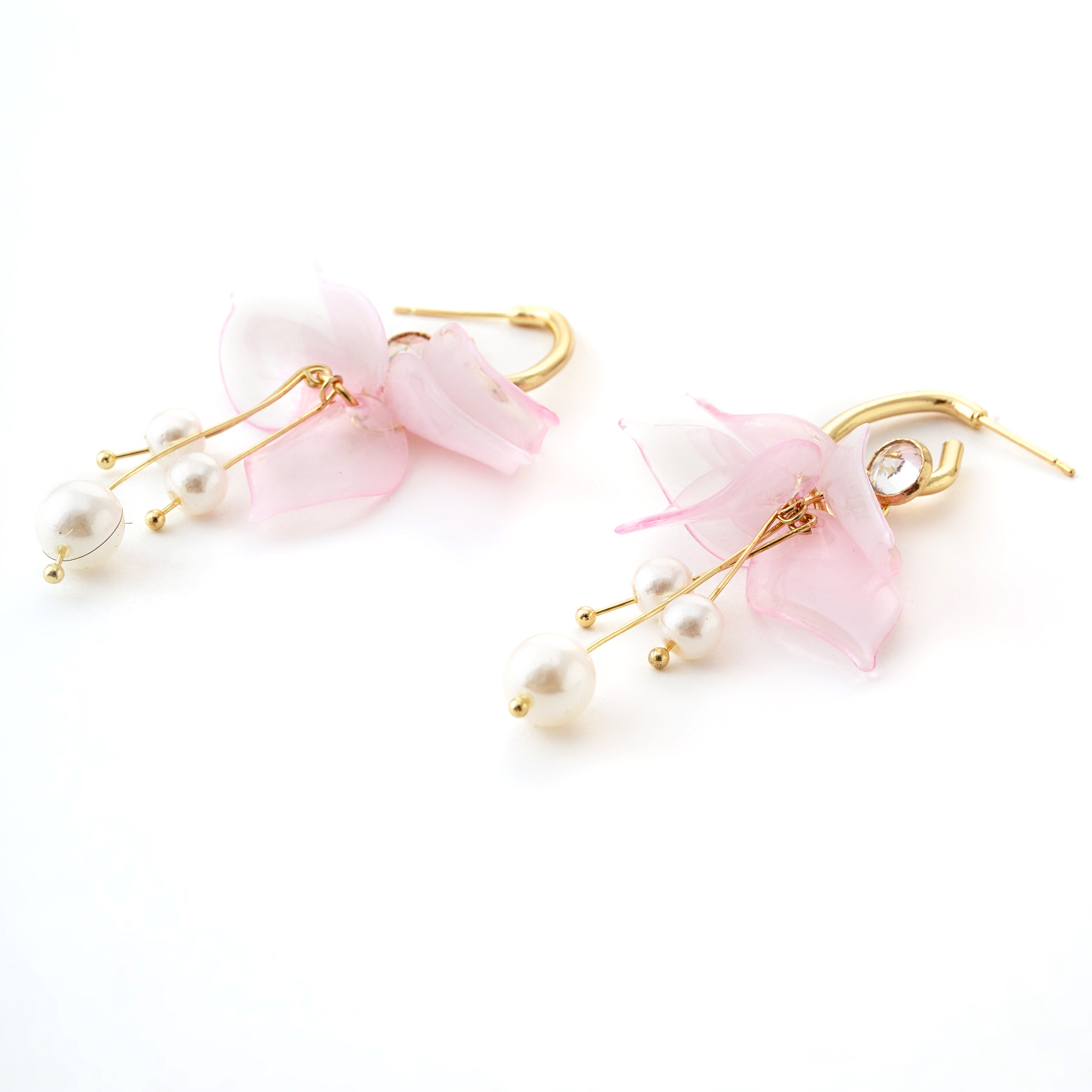 Blush Bloom Pearl Earrings