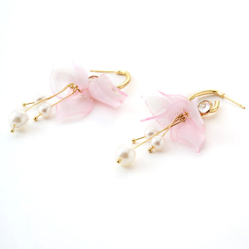 Blush Bloom Pearl Earrings