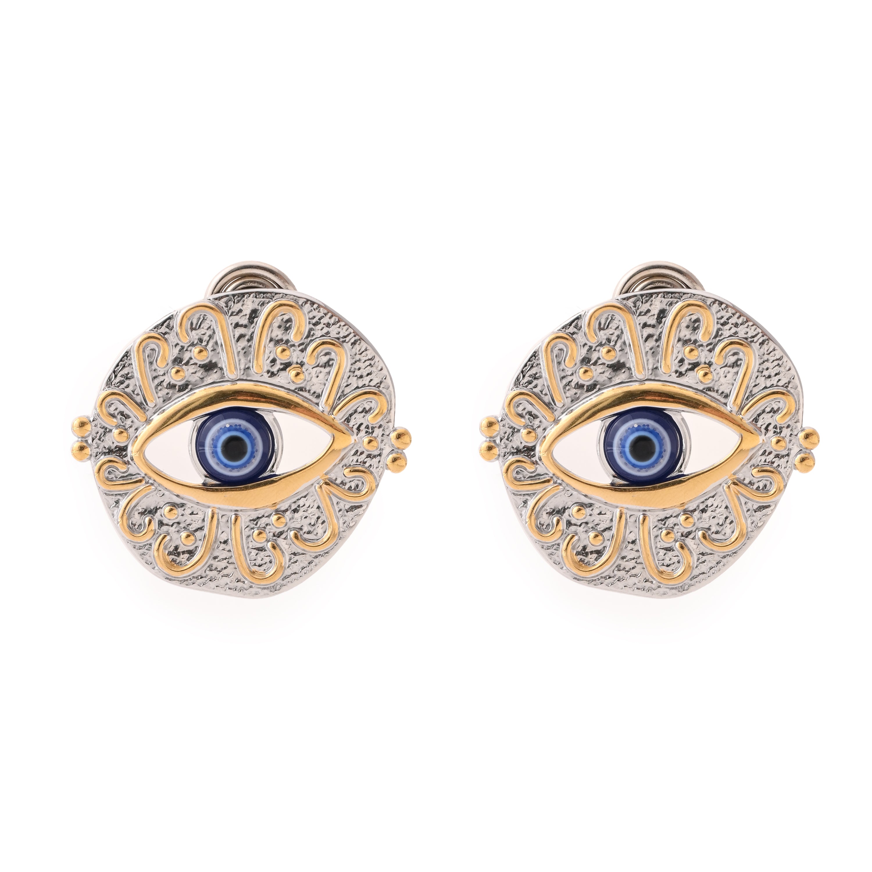 Evil Eye Protection Stud Earrings