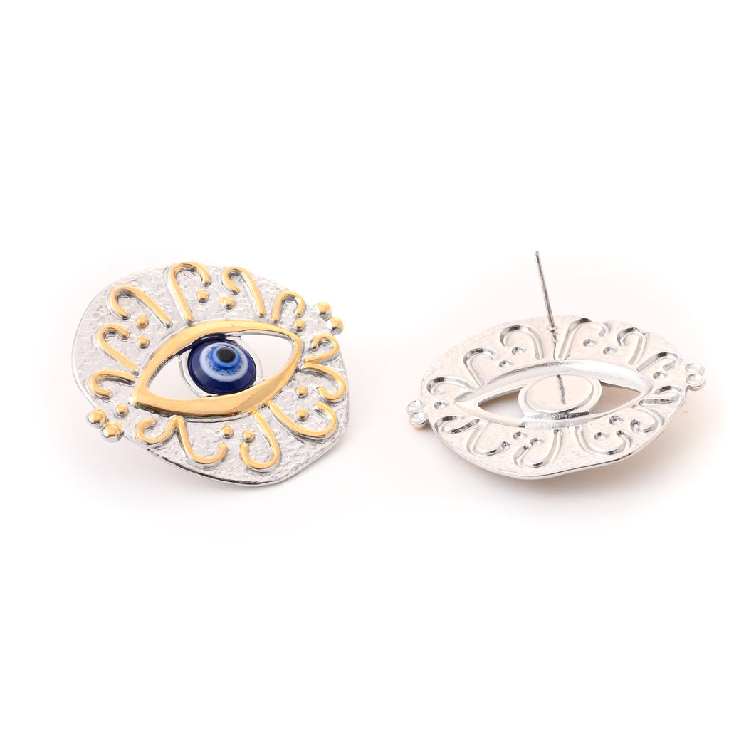 Evil Eye Protection Stud Earrings