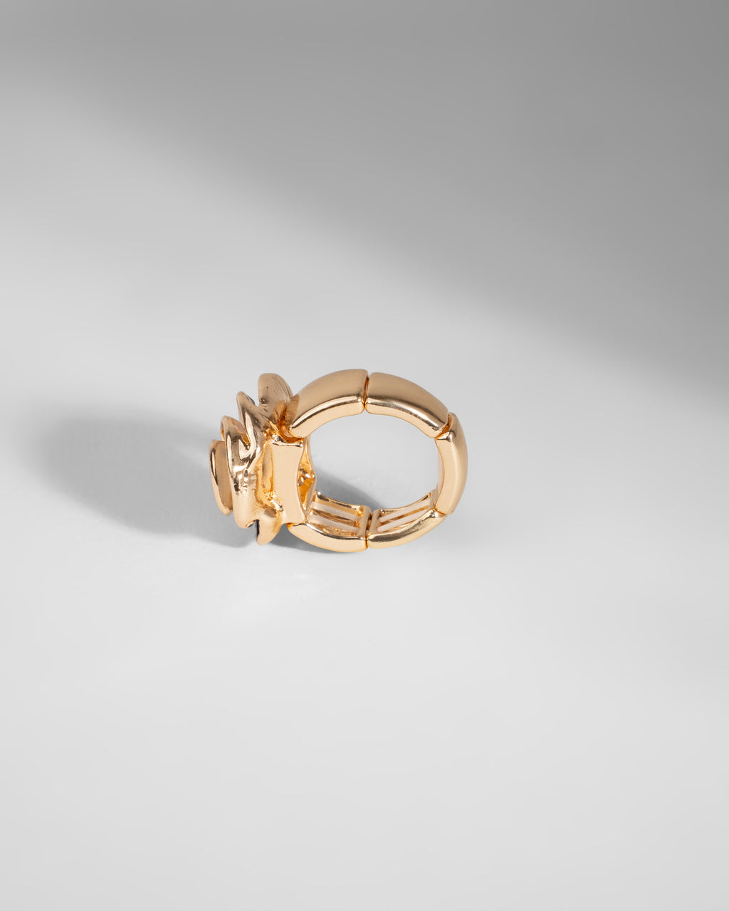 Dome-Striped Glam Ring