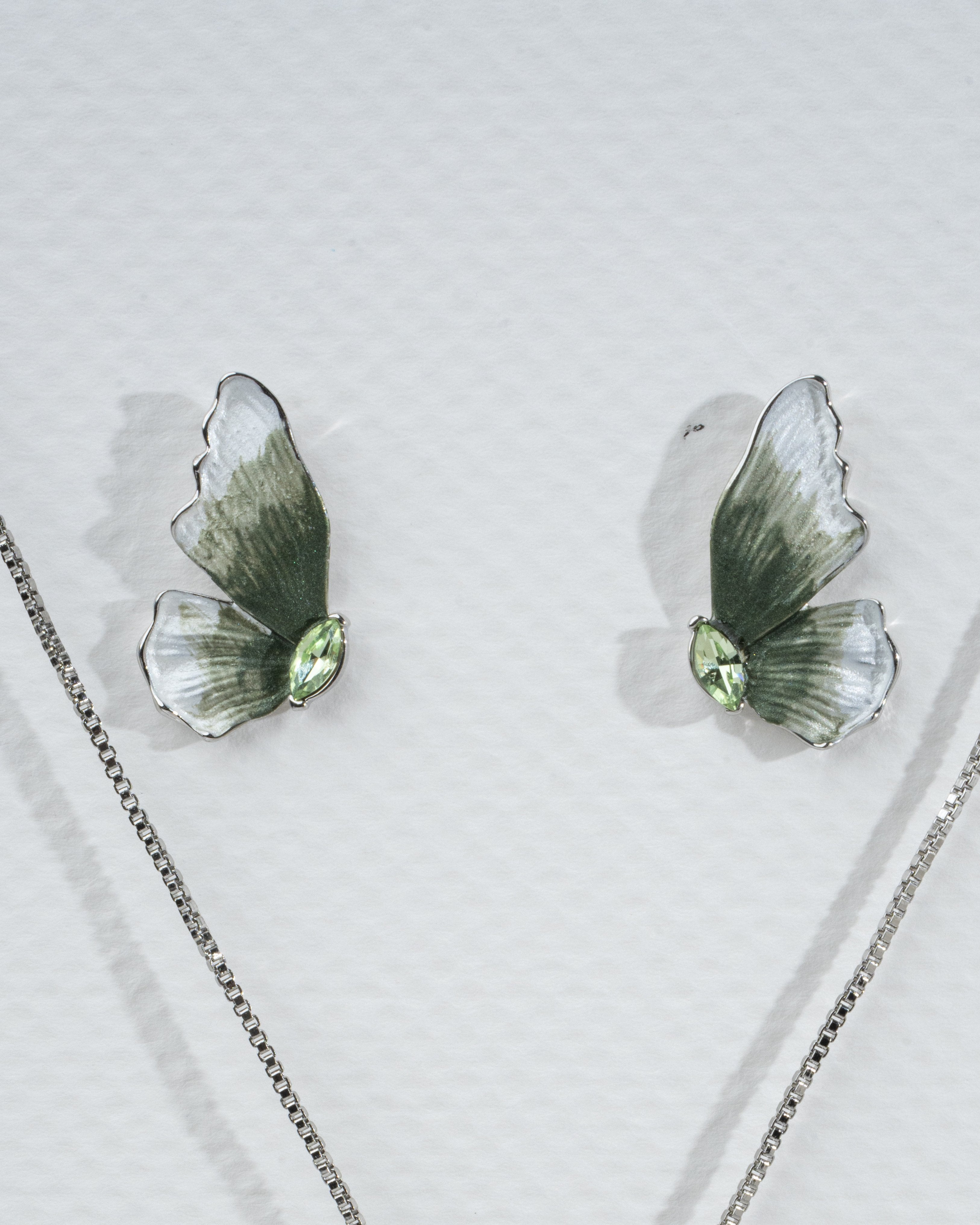 Enchanted Forest Butterfly Jewelry Set