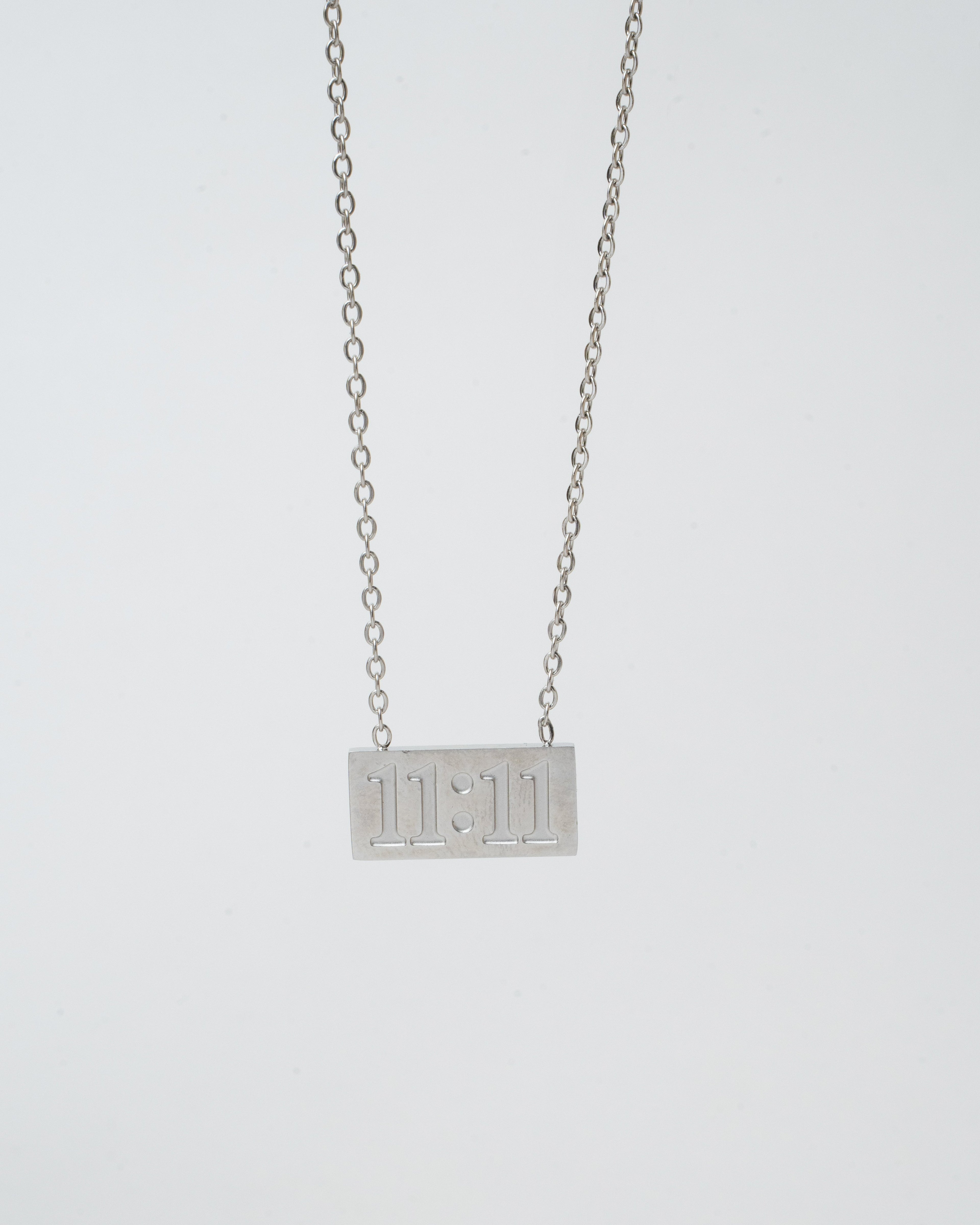 Timeless 11:11 Silver Pendant Necklace