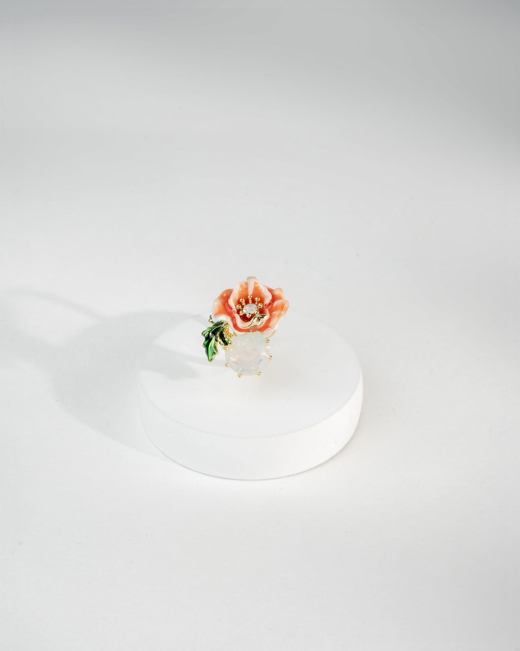 Coral Bloom Fantasy Ring