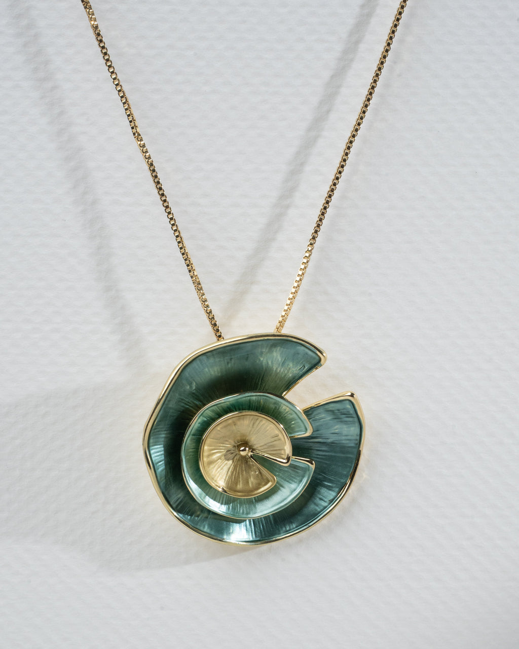 Elegant Gold and Teal Spiral Jewelry Set