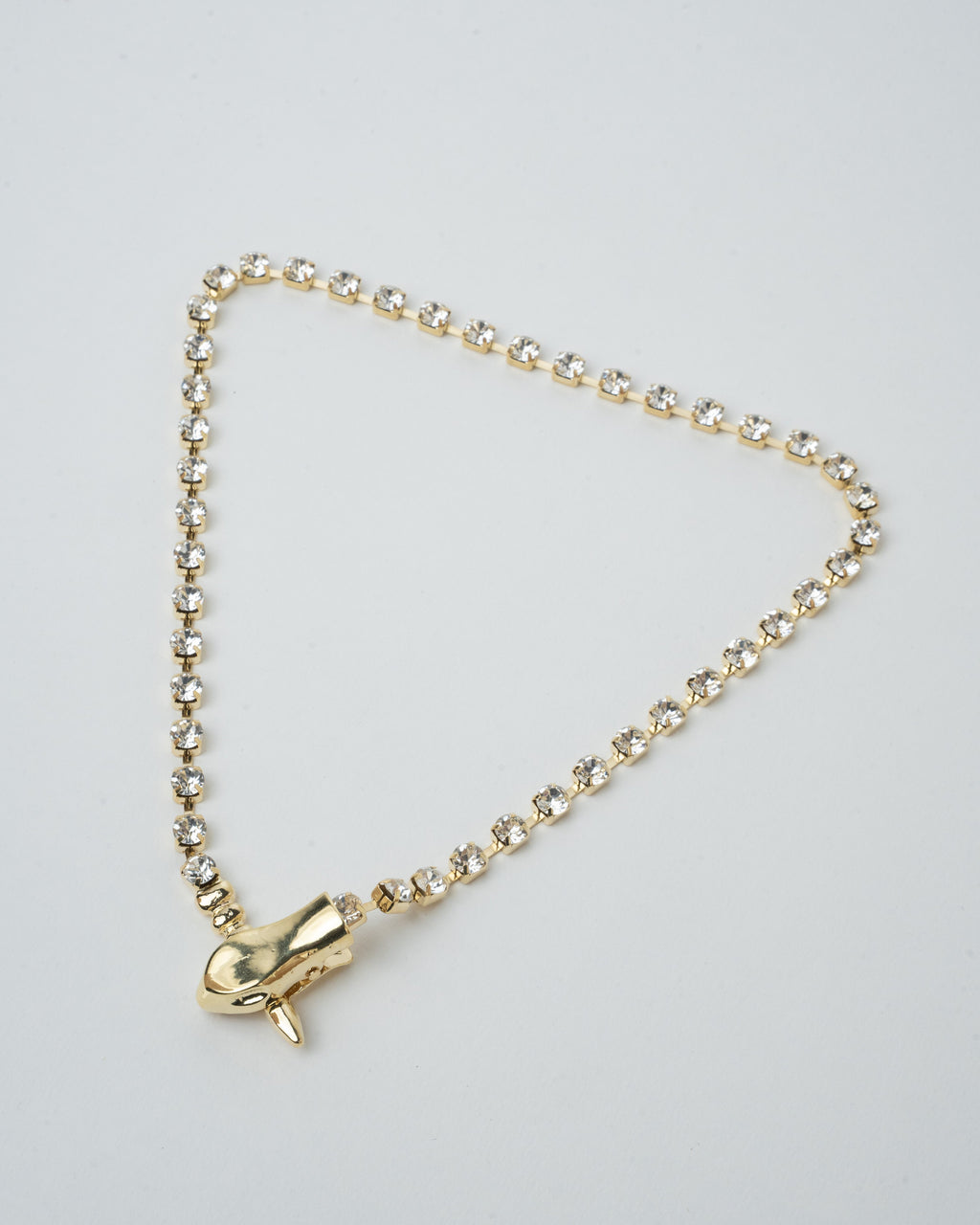 Elegant Gold-Plated Animal Pendant Necklace with Crystal Accents