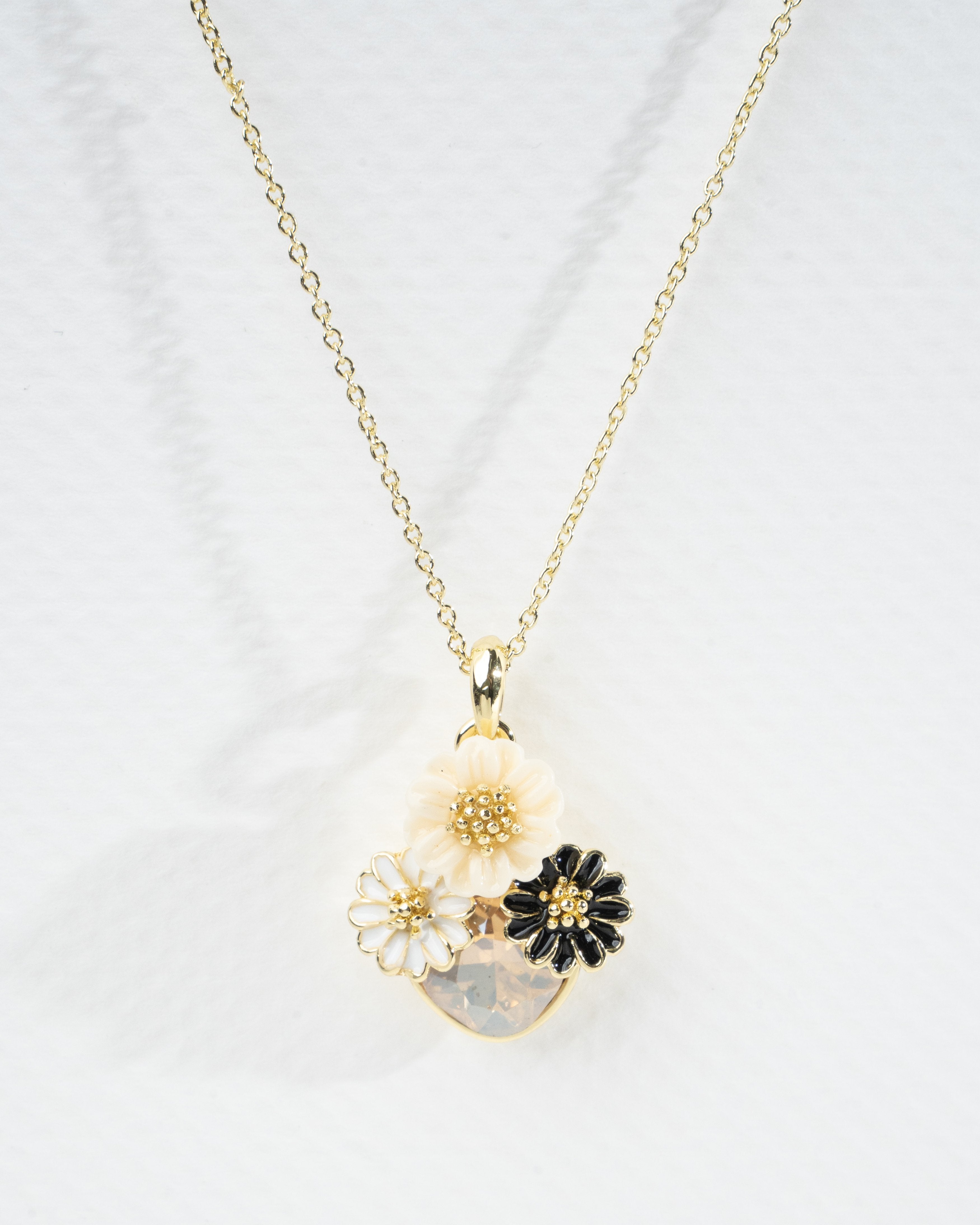 Floral Elegance Gold-Plated Jewelry Set